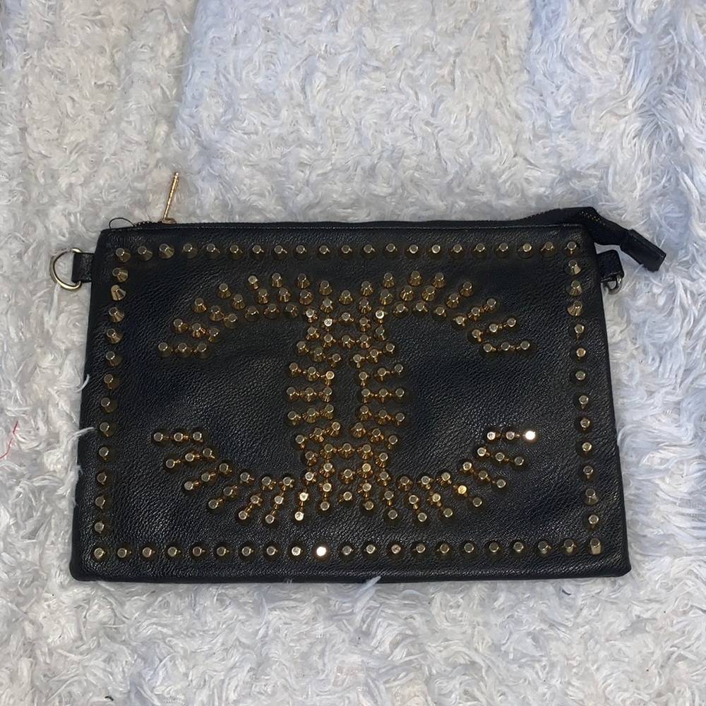 Black Chanel clutch